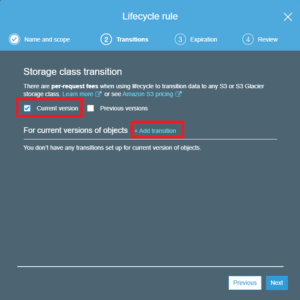 S3 Infrequent Access Transition