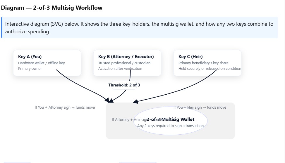 multisig inheritance