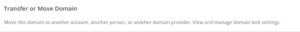 transfer domain out of network solutions